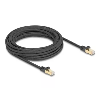 Kabel sieciowy DeLOCK RJ45 kat.6A S/FTP 7,5 m czarny