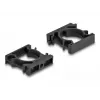 Uchwyt na kable DeLOCK 60486 25 mm czarny 4 sztuki