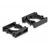 Uchwyt na przewody DeLOCK 60488 34,5 mm czarny 4 sztuki