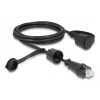 DeLOCK Kabel sieciowy RJ45 wtyk na RJ45 wtyk Kat.6 STP 2m IP68