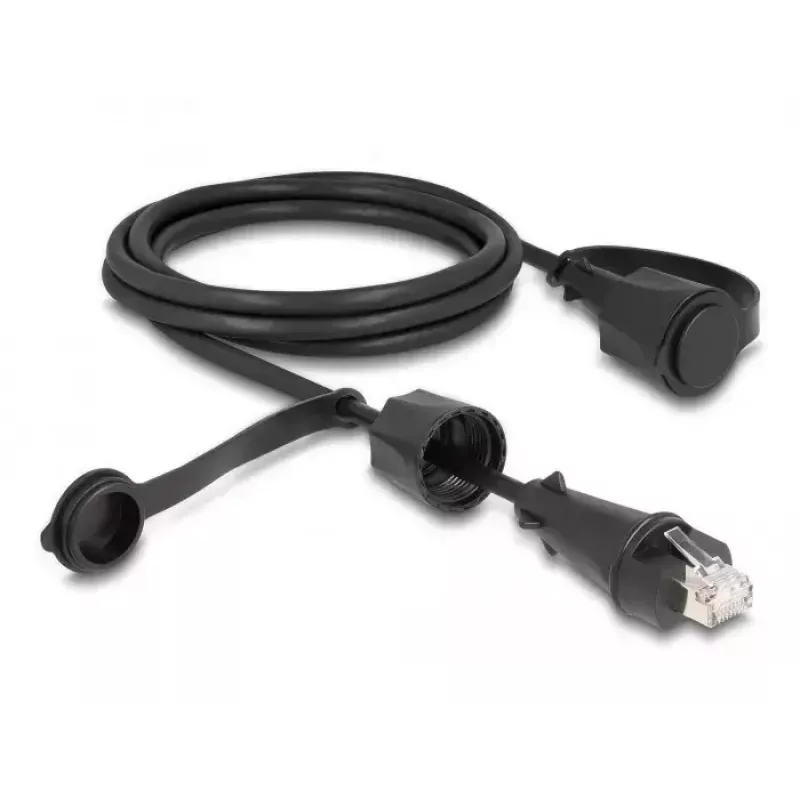 DeLOCK Kabel sieciowy RJ45 wtyk na RJ45 wtyk Kat.6 STP 2m IP68