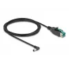 Kabel DeLOCK PoweredUSB męski 12 V do DC 5.5 x 2.1 mm męski kątowy 2 m