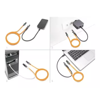 Kabel sieciowy DeLOCK RJ45 0,5 m Cat6A S/FTP pomarańczowy