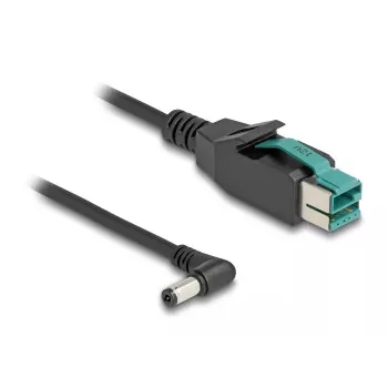 Kabel DeLOCK PoweredUSB męski 12 V do DC 5.5 x 2.1 mm męski kątowy 3 m