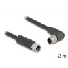 Kabel czujnika/aktuatora DeLOCK 80529 2 m RST M12 Czarny