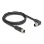 Kabel czujnika/aktuatora DeLOCK 80529 2 m RST M12 Czarny