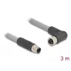 Kabel czujnika/aktuatora DeLOCK 3 m RST M12 szary 80544