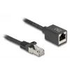 Kabel sieciowy DeLOCK 90320 RJ-45 Cat6a 1 m Czarny