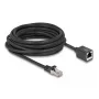 Kabel sieciowy DeLOCK 90320 RJ-45 Cat6a 1 m Czarny