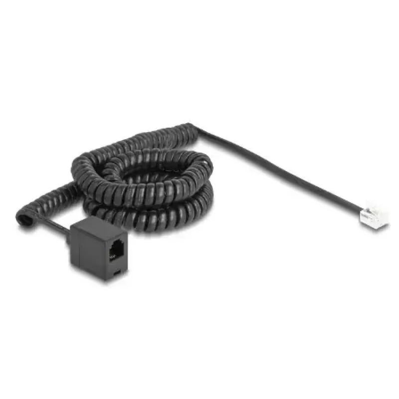Kabel telefoniczny DeLOCK 90233 5 m Czarny RJ-11