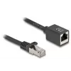 Kabel sieciowy DeLOCK 90318 RJ-45 Cat6a 5 m Czarny