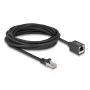Kabel sieciowy DeLOCK 90318 RJ-45 Cat6a 5 m Czarny