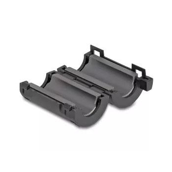 Zacisk ferrytowy DELOCK 80947, czarny, 36×19,5×18 mm, opakowanie 2 szt.