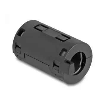 Zacisk ferrytowy DELOCK 80947, czarny, 36×19,5×18 mm, opakowanie 2 szt.