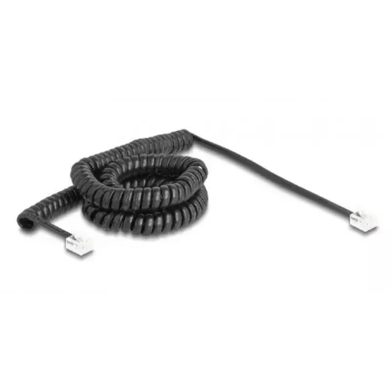 DeLOCK kabel telefoniczny 90226 5 m czarny RJ-11 do RJ-11