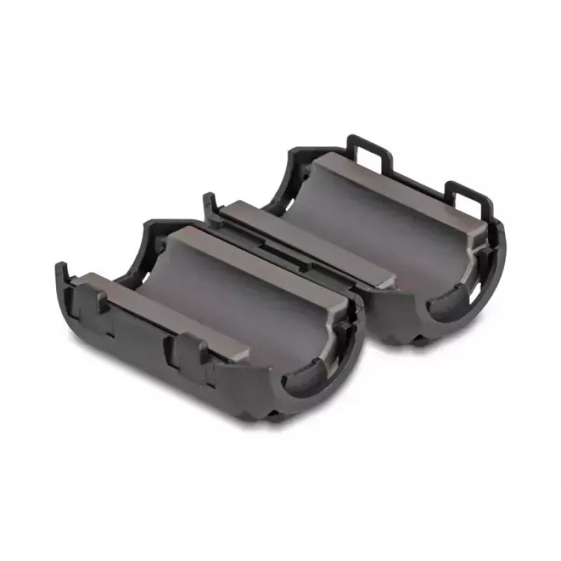Zacisk ferrytowy DELOCK 80948, czarny, nikiel/tworzywo sztuczne/cynk, 36×23,5×22,2 mm, opakowanie 2 szt.