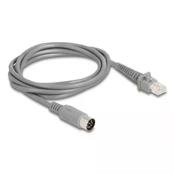 Kabel sieciowy DeLOCK 90167 RJ-50 kostka zaciskowa 8-pin 2 m Szary