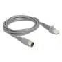 Kabel sieciowy DeLOCK 90167 RJ-50 kostka zaciskowa 8-pin 2 m Szary