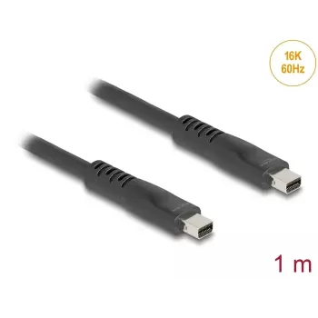 DeLOCK 81176 Kabel DisplayPort 1 m Mini DisplayPort Czarny