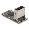 Karta adaptera DELOCK wewnętrzna M.2 na Mini-SAS 64260, host M.2, wyjście Mini-SAS, JMicron JMB585, czarna, diody LED