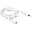 Kabel audio 3,5 mm M-F DeLOCK 83769 3 m biały