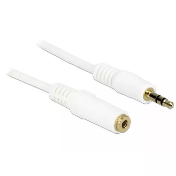 Kabel audio 3,5 mm M-F DeLOCK 83769 3 m biały