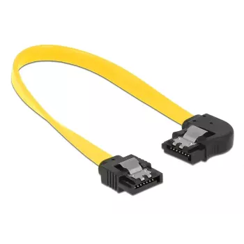 Kabel SATA DeLOCK 83958 0,2 m SATA 7-pin czarno-żółty