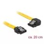 Kabel SATA DeLOCK 83958 0,2 m SATA 7-pin czarno-żółty