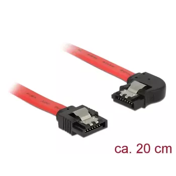 Kabel SATA DeLOCK 83962 0.2 m SATA 7-pin czerwony