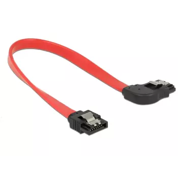 Kabel SATA DeLOCK 83967 0,2 m SATA 7-pin czarny czerwony