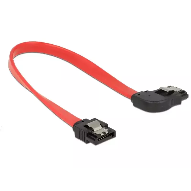 Kabel SATA DeLOCK 83967 0,2 m SATA 7-pin czarny czerwony