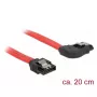 Kabel SATA DeLOCK 83967 0,2 m SATA 7-pin czarny czerwony