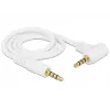 Kabel audio DeLOCK 84736 0.5m 3.5mm Biały
