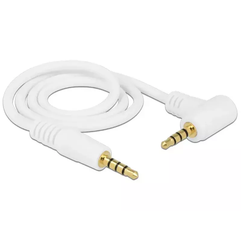 Kabel audio DeLOCK 84736 0.5m 3.5mm Biały