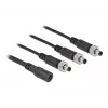 Kabel rozdzielacz DC DeLOCK 86572 5,5 x 2,1 mm 1 x gniazdo do 3 x wtyk