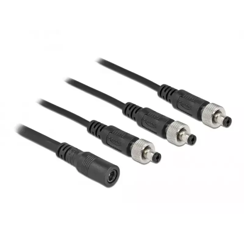 Kabel rozdzielacz DC DeLOCK 86572 5,5 x 2,1 mm 1 x gniazdo do 3 x wtyk
