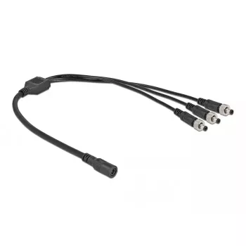Kabel rozdzielacz DC DeLOCK 86572 5,5 x 2,1 mm 1 x gniazdo do 3 x wtyk