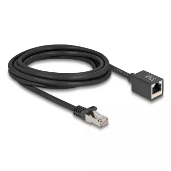Kabel sieciowy DeLOCK 90317 RJ-45 Cat6a 3 m Czarny