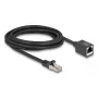 Kabel sieciowy DeLOCK 90317 RJ-45 Cat6a 3 m Czarny