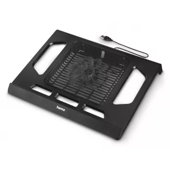 Podkładka chłodząca do laptopa Hama Czarny 39,6 cm (15,6 cala)