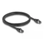 Kabel sieciowy DeLOCK RJ45 kat.8.1 S/FTP 1 m do 40 Gb/s czarny