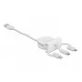 Kabel DeLOCK Easy 45 Moduł USB 2.0 3 w 1 Zwijany 0,5 m