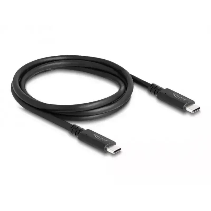 DeLOCK kabel koncentryczny USB4 40 Gb/s 1,2 m USB PD 3.1 240 W