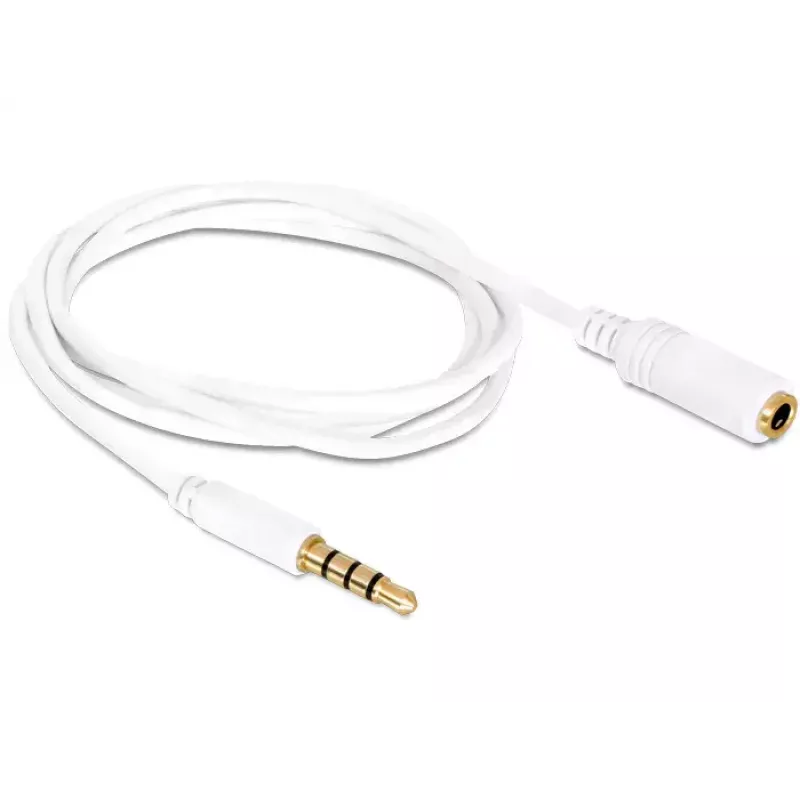 Kabel audio DeLOCK 84717 0,5 m 3,5 mm Biały