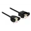 Kabel USB DeLOCK 1m USB 2.0-A/USB 2.0-B Czarny