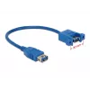 Kabel USB DeLOCK 0,25 m 2xUSB3.0-A