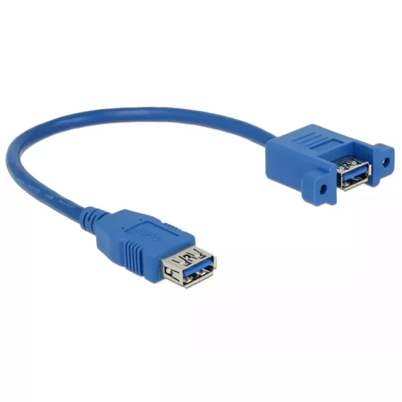 Kabel USB DeLOCK 0,25 m 2xUSB3.0-A