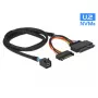 Kabel DeLOCK 0,75 m SFF-8643 / U.2 SFF-8639 + SATA