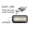 Kabel USB DeLOCK 85165 USB 2.0 1m USB A Micro-USB B Czarny