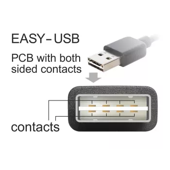 Kabel USB DeLOCK 85165 USB 2.0 1m USB A Micro-USB B Czarny